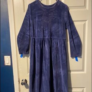 L.L. Bean Velour Dress Night Gown
